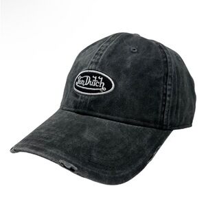 Von Dutch Black/ Grey Denim Cap